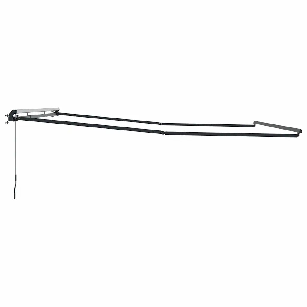 vidaXL Tenda da Sole Antracite 4,5 × 3,5 m Metallo