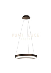 ANELLO LAMPADARIO A SOSPENSIONE BRONZO SPAZZOLATO DIAM.55cm 3000K 2965 33W DIMMERABILE