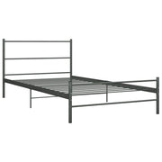 Giroletto-Struttura Letto Grigio in Metallo 90x200 cm 414973