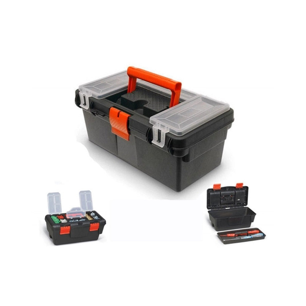 Trade Shop - Cassetta 33cm 13" Porta Utensili Valigetta Borsa Attrezzi In Plastica Minuteria -