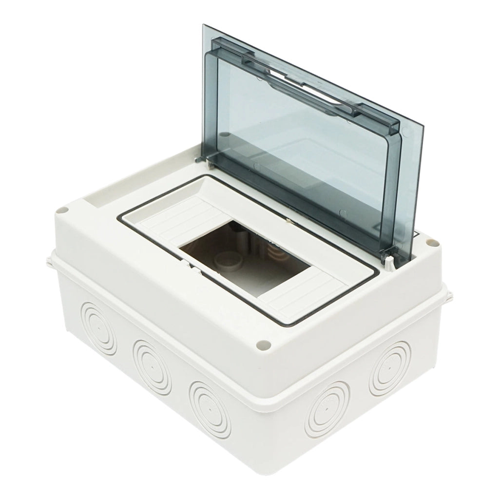 Pannello portafusibili applicato 1 fila, 8 moduli 215x210x100mm IP65