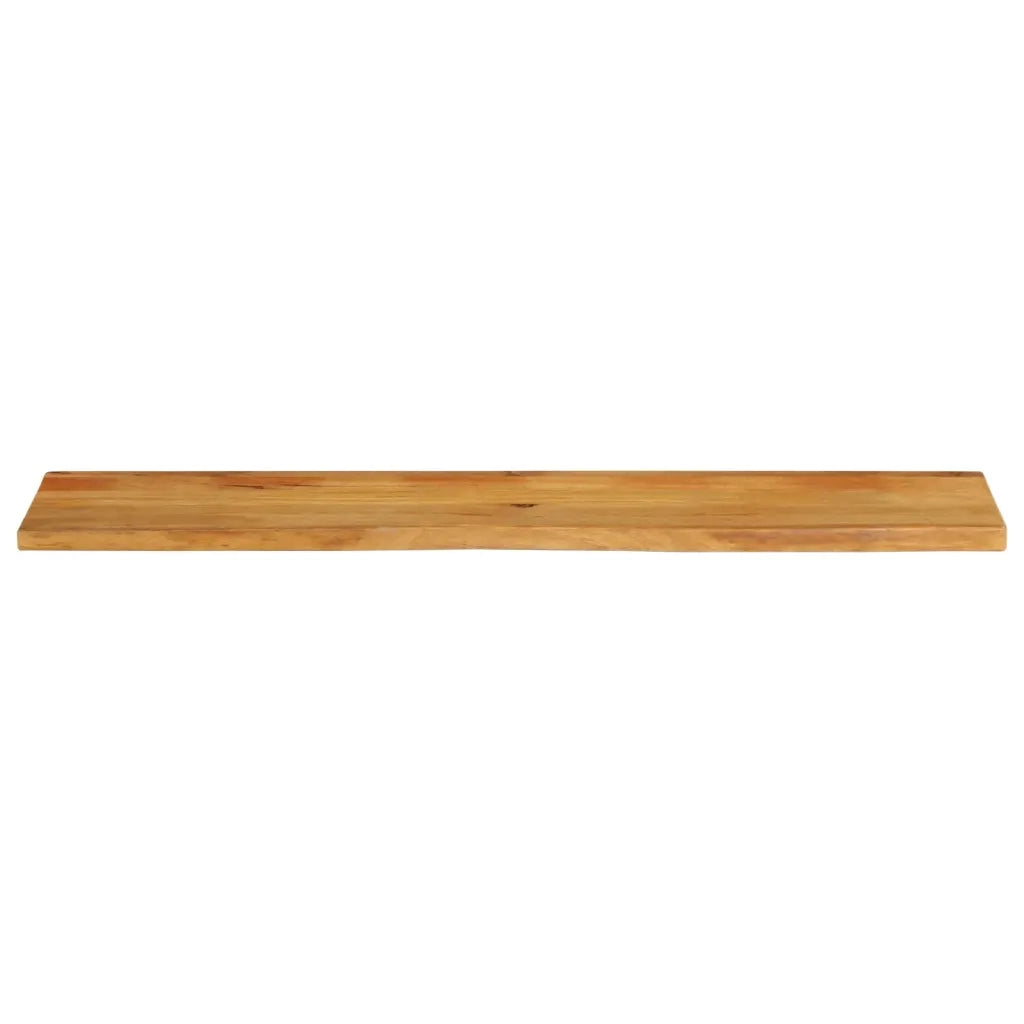 vidaXL Piano Tavolo Bordi Vivi 180x30x2,5 cm Legno Massello di Mango
