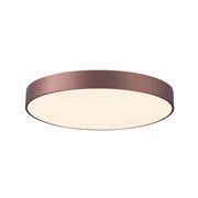 Trade Shop - Plafoniera Rotonda Led 95w Cct 3000k 4000k Lampada 80cm Luce Soffitto Camera 230v - Marrone