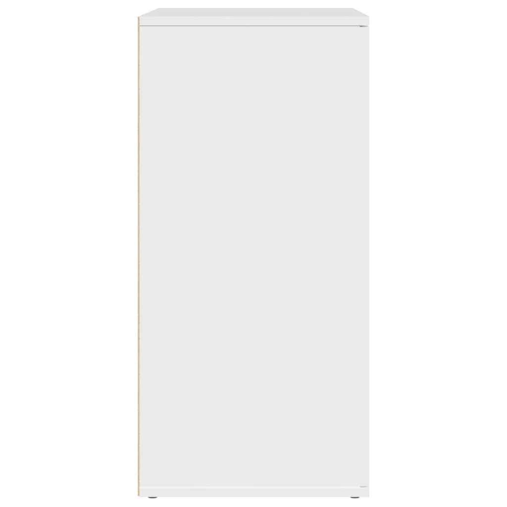 Buffet credenza cassettiera armadio mobile contenitore organizer per cucina soggiorno salotti set da 2 79 x 38 x 80 cm legno ingegnerizzato bianco 02_0036686