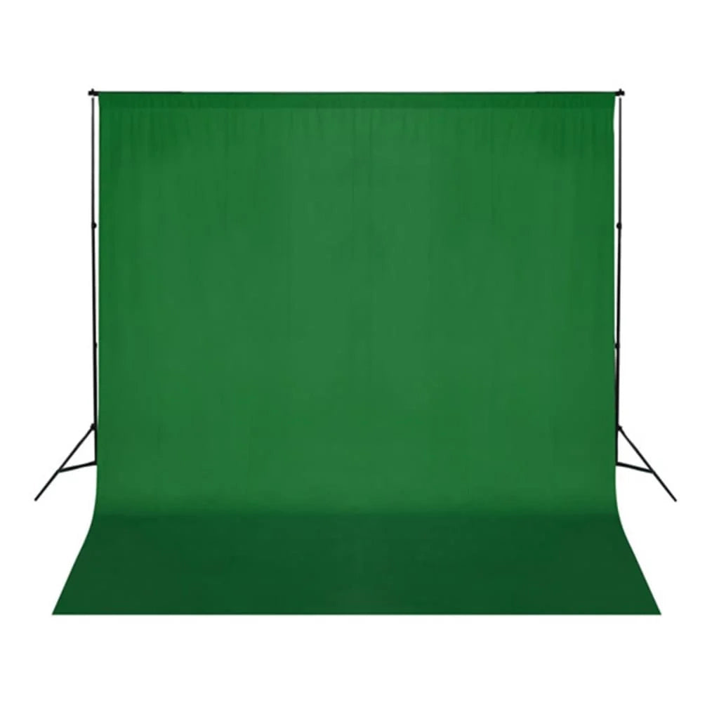 Kit per studio fotografico con illuminazione e fondale nero 02_0042402