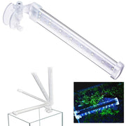 Trade Shop - Lampada Plafoniera Led Per Acquario Luce 6w Bordo Vasca Vetro Piante Pesci -