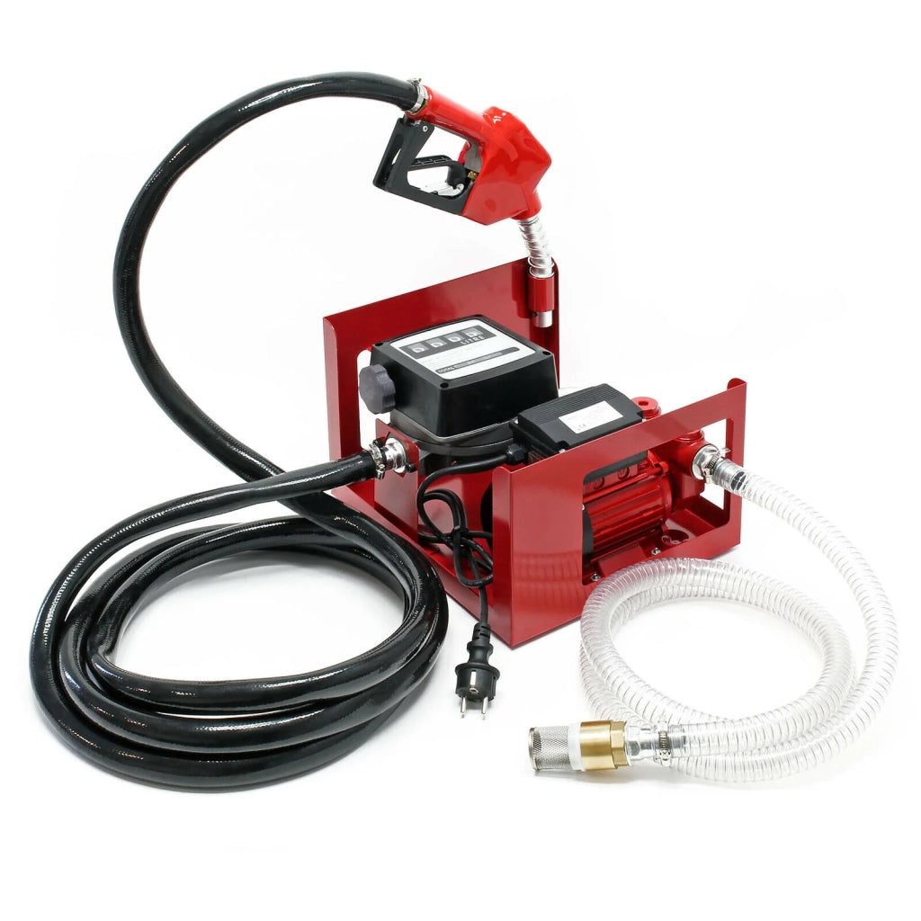 Pompa autoadescante per carburante o biodiesel 230 volt 600 watt 40 l/min mobile con pistola automatica 16_0000607