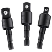 Adattatori per prese oscillanti, attacco esagonale da 1/4" 3/8" 1/2" art.07735
