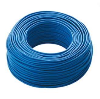 Cavo elettrico cordina unifilare fs17 sezione 25mmq azzurro 100 metri