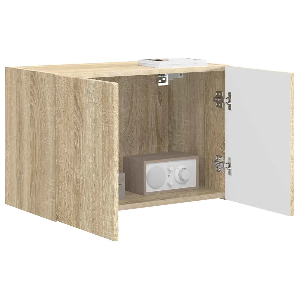 Mobile TV da parete-Mobile TV a Muro-Credenza TV Rovere Sonoma 59,5 x 31 x 40 cm