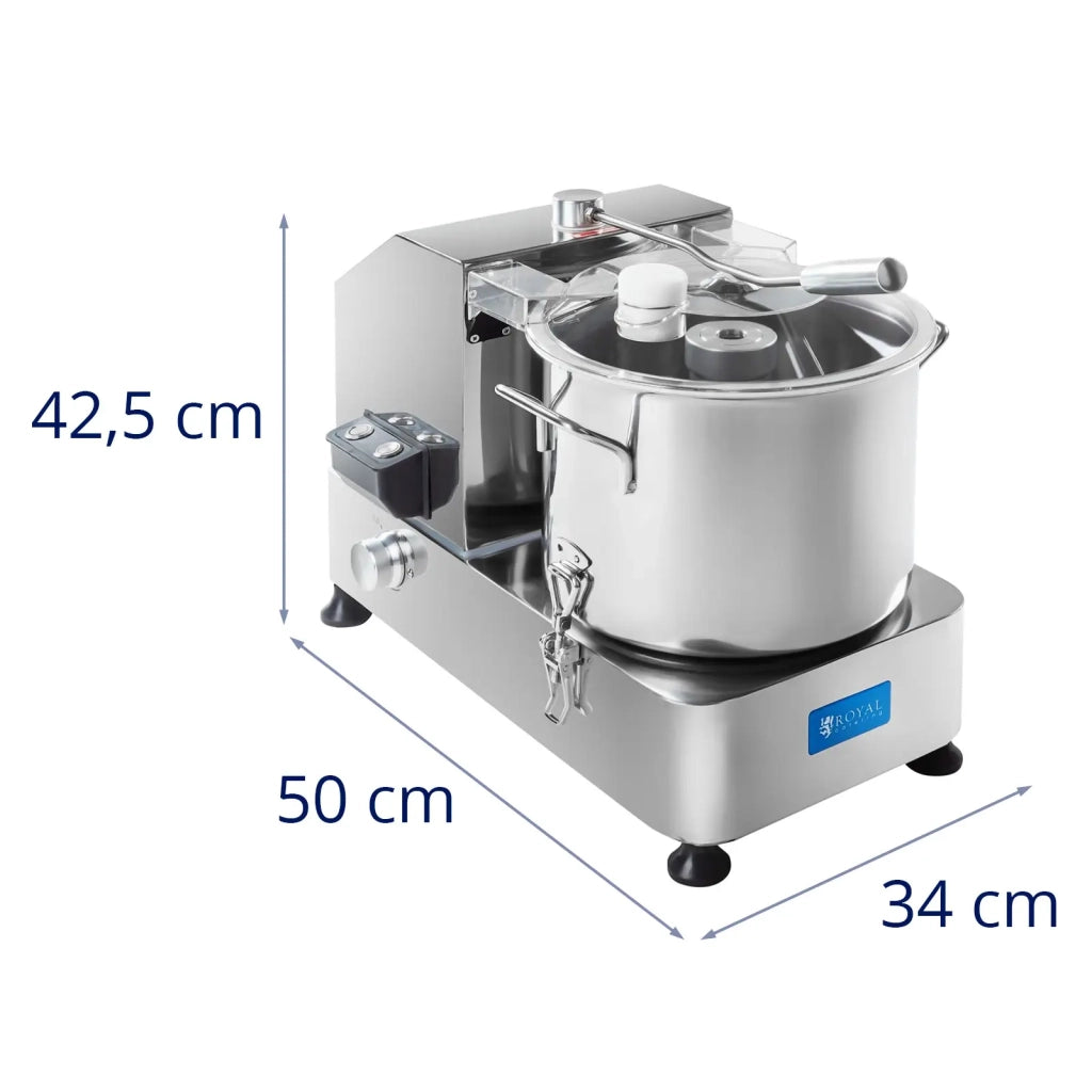 Tritatutto professionale da cucina da 9 litri acciaio argentato 14_0008820