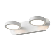Applique Italux Kendra LED bianca 2 luci 10W 630lm 3000K