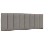 Coussin de tête de lit Hanko taupe 120 cm tissu