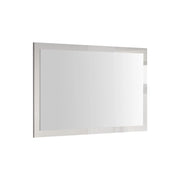 Creazzo, Specchio Forma Rettangolare, 110x68h cm Bianco Lucido