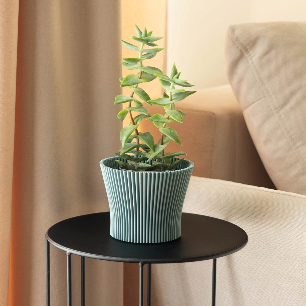 Vaso da fiori KADAX 15 cm, copripianta, vaso da fiori in plastica verde