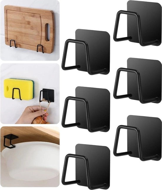 Organizzatore per saponi in acciaio inossidabile - senza foratura - per l'organizzazione di saponi e prodotti per la cucina e la doccia