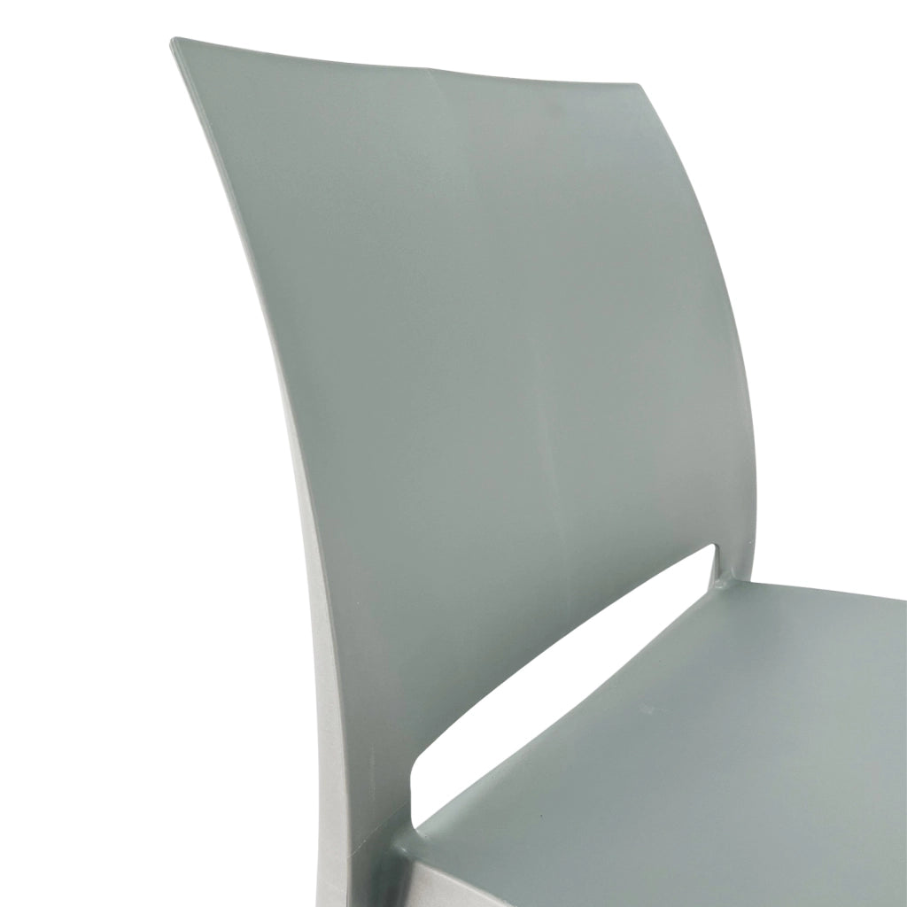 Marvin Sedia in Polipropilene Volga da Interno Esterno Giardino Impilabile Design Sedie Moderne per Patio Grigio/1 Sedia