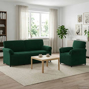 Set di divani 2 pz Verde Scuro Velluto 3424915