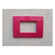 Trade Shop - Placca Placche Placchete Compatibili Living Light In Abs 3 4 7 Posti Colorate - Fucsia -3 Fori     -
