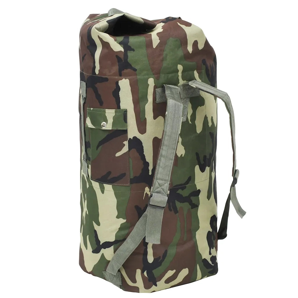 Borsone da Viaggio Stile Militare 85 L Mimetico CFW3569280