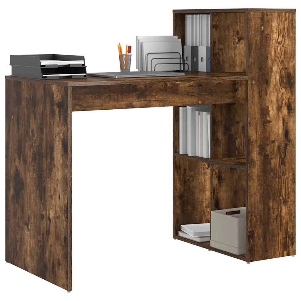 Scrivania Rovere fumé 108 x 55 x 103.5 cm Legno multistrato 869462
