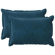 Federa 2 pcs HOUTEN Blu 30 x 50 cm Velluto 916071