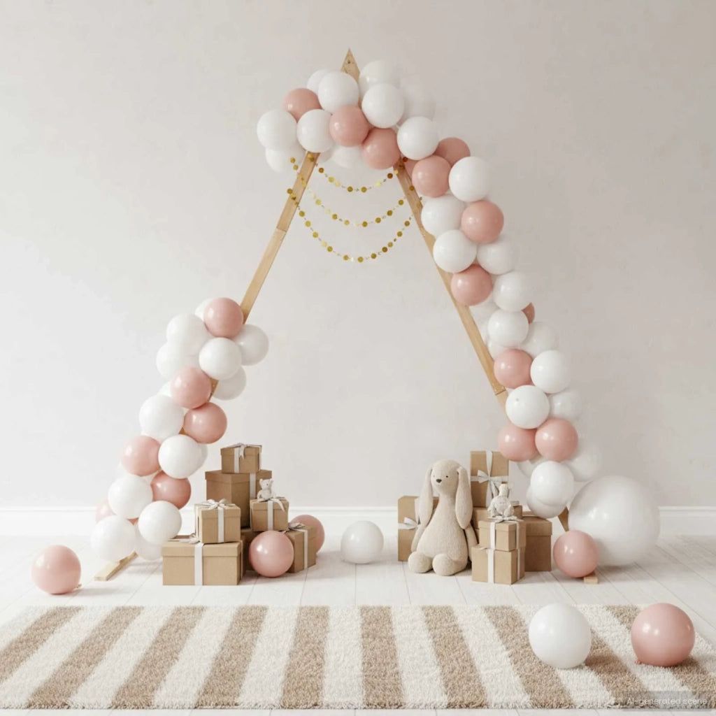 Arco Nuziale Marrone Chiaro 202 x 95 x 254 cm CFW7541226