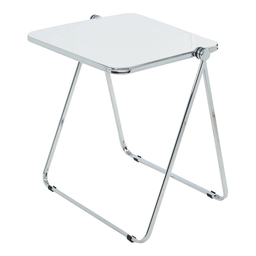 Tavolino pieghevole 70 x 49 x 68 cm bianco 03_0010944