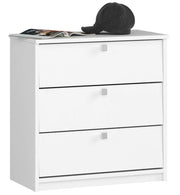 Scarpiera AKORD MINI Bianco 60 cm 3 ante 60x31x62 cm