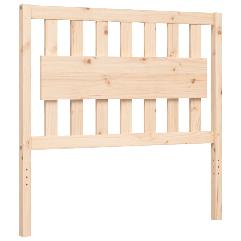 Giroletto senza Materasso-Struttura Letto 100x200 cm in Legno Massello di Pino 794600