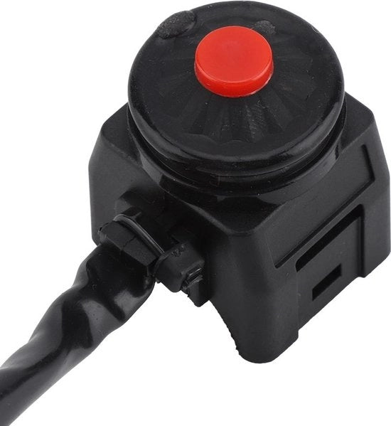 Interfaccia di comando manubrio - Funzione Start e Stop - Nero - Illuminazione e Clacson - Adatto per diverse moto - 7/8 pollici