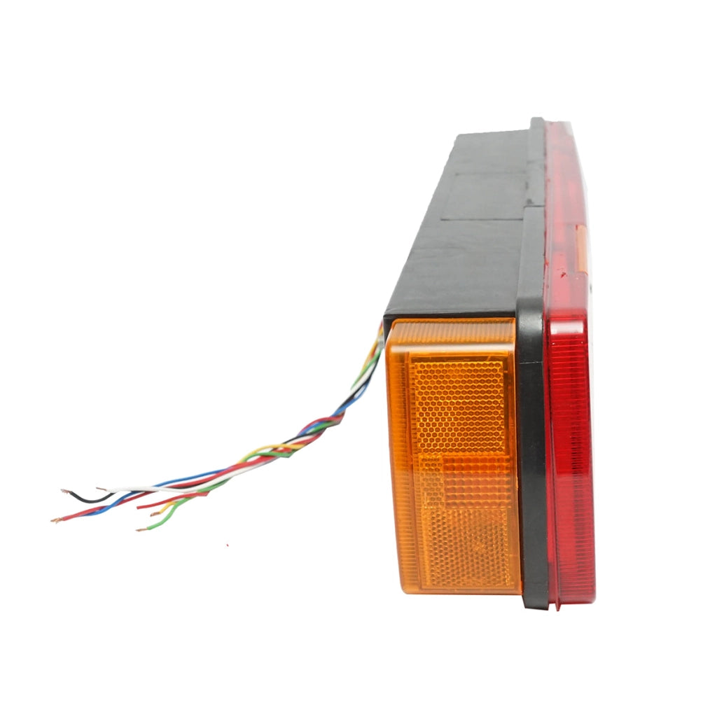 Luce freno posteriore sinistra Scania serie 4, Volvo FH, FL, FM con 7 funzioni 500x130x80mm Codice OEM 1387877
