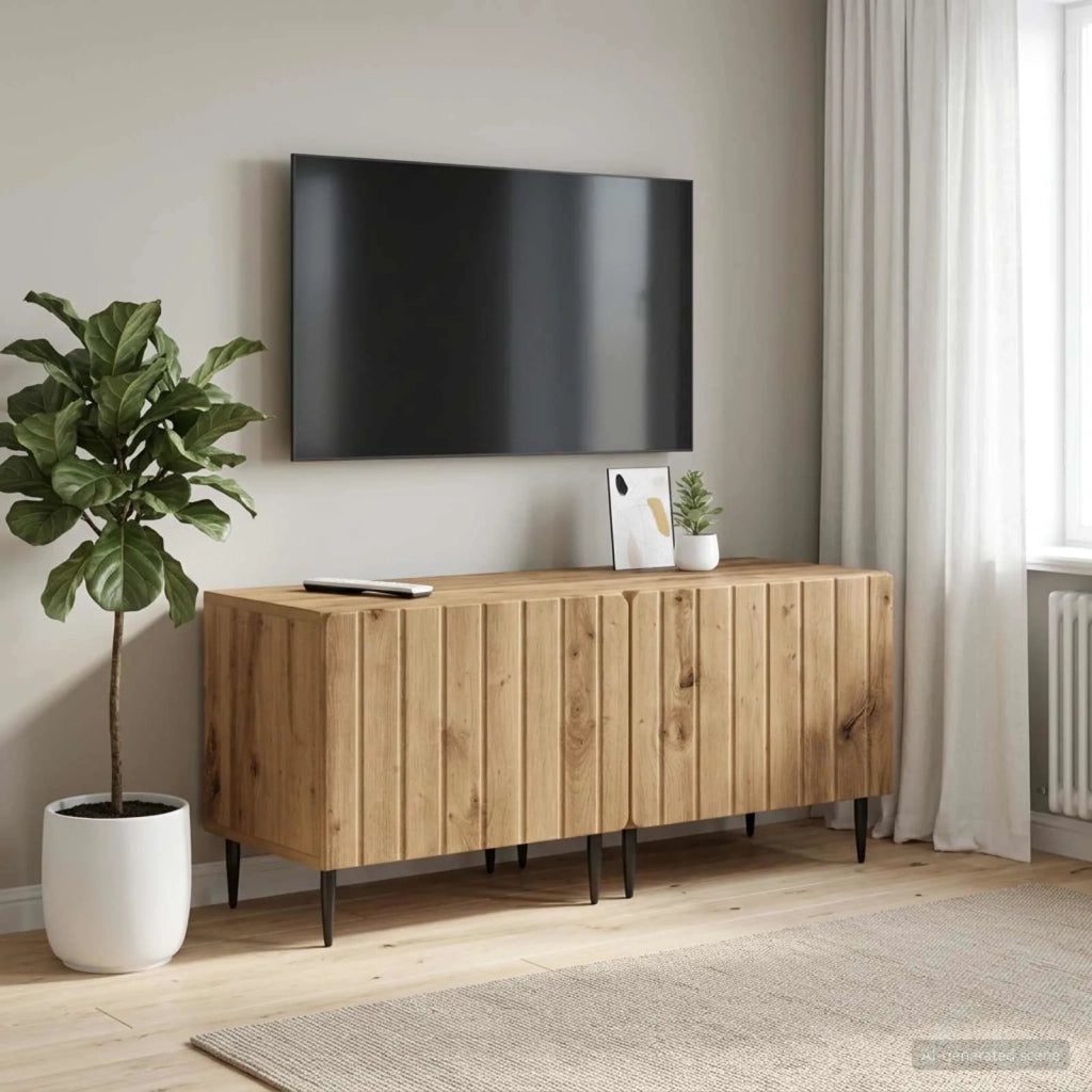 Mobile TV Rovere Artigianale Legno ingegnerizzato 896464