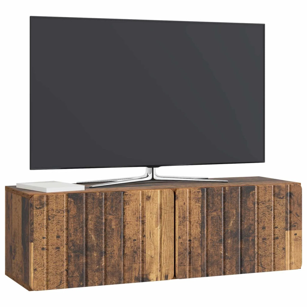 Mobile Porta TV da Muro Legno antico 98 x 31 x 30 cm