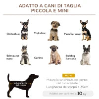 Lettino per Cani Rialzato con Seduta Traspirante, in Acciaio e Tessuto, 61x46x18 cm, Nero e Caffè