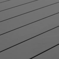 Tavolo Alluminio Connecticut 200X100 Cm Antracite