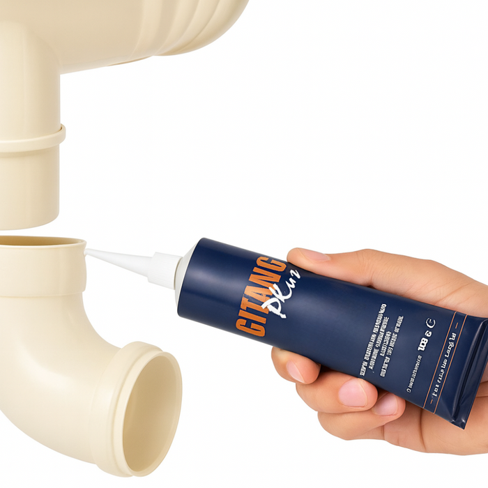 Adesivo trasparente gitang plus incollaggio tubi plastica pvc a pressione 125gr