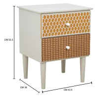 Comodino Aunt Cm 43.5X38X55.5