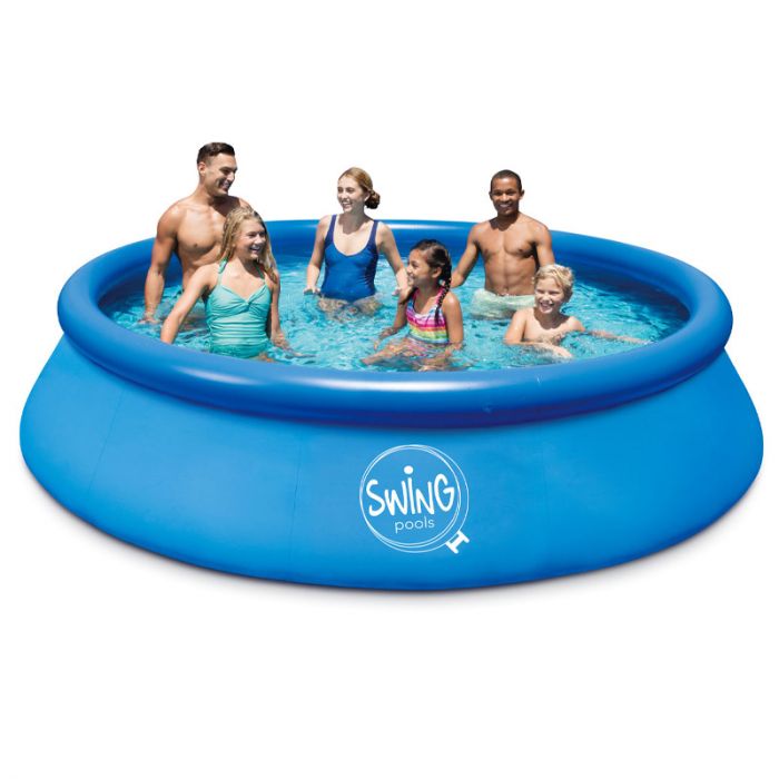 Piscina Fuori Terra Gonfiabile Swing Quick  3,66 X H.0,76 M