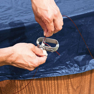 Copertura Invernale  4,40 M Per Piscine Circolari Di  3,60 M - Colore Blu/nero, Spessore 125 Gr/m²