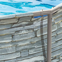 Piscina Fuori Terra Metal Frame Stone Design  3,66 X H.0,91 M