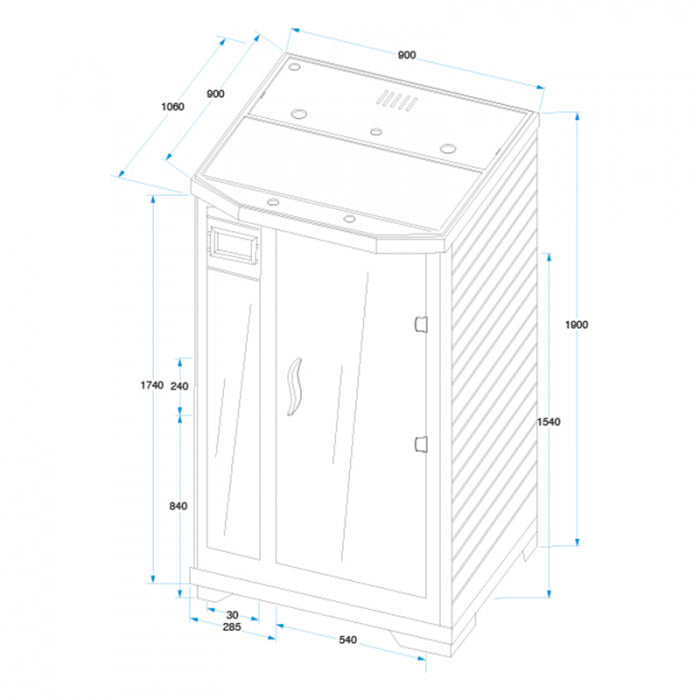 Sauna infrarossi ARAWA da 1 posto