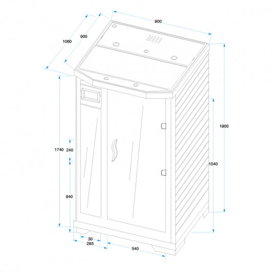 Sauna infrarossi ARAWA da 1 posto