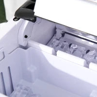 Macchina del Ghiaccio per Casa Autopulente Professionale 2L, 9 Cubetti in 8 Minuti, Fabbricatore Ghiaccio 90W Nero 21.2x29.5x32.6cm