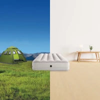 Intex 64177 - Materasso Gonfiabile Singolo Prestige Mid-Rise, con Pompa USB Portatile, 99x191x30 cm