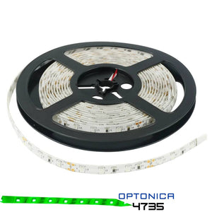Striscia led verde optonica 4735 15mt impermeabile e dimmerabile