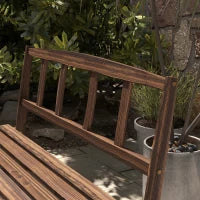 Set da Giardino 3 Pezzi in Legno di Pino con 1 Tavolo da Esterno 115x55x71 cm e 2 Panchine 115x51x80 cm