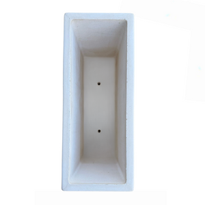 Fioriera giardino cemento effetto pietra l.100xp.40xh.60 cm serie stratis