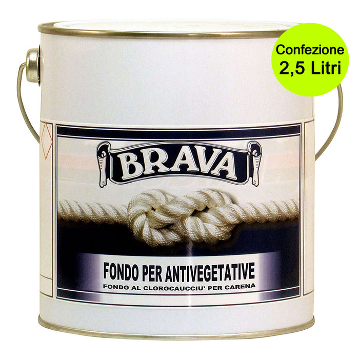 Fondo per antivegetative isolante al clorocauccià¹ ad alto spessore litri 2,5 brava