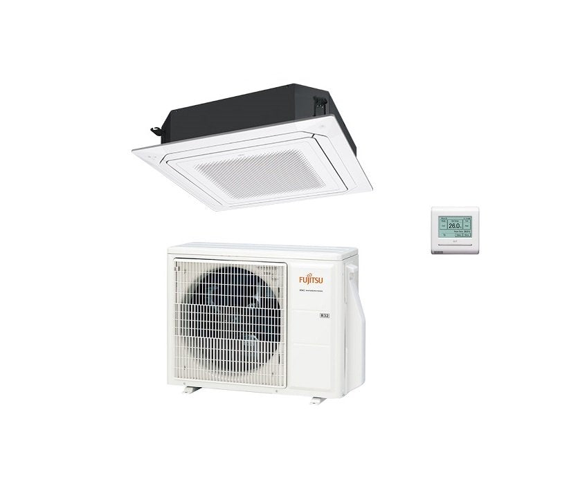 Climatizzatore Condizionatore Fujitsu Cassetta 4 Vie serie KR Circular Flow 18000 Btu R-32 cod. 3NGF88350 A++ White AUXG18KRLB - NOVITA'
